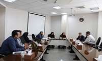  نشست اعضای دانشکده داروسازی با مدیر برنامه ریزی، بودجه و پایش عملکرد دانشگاه